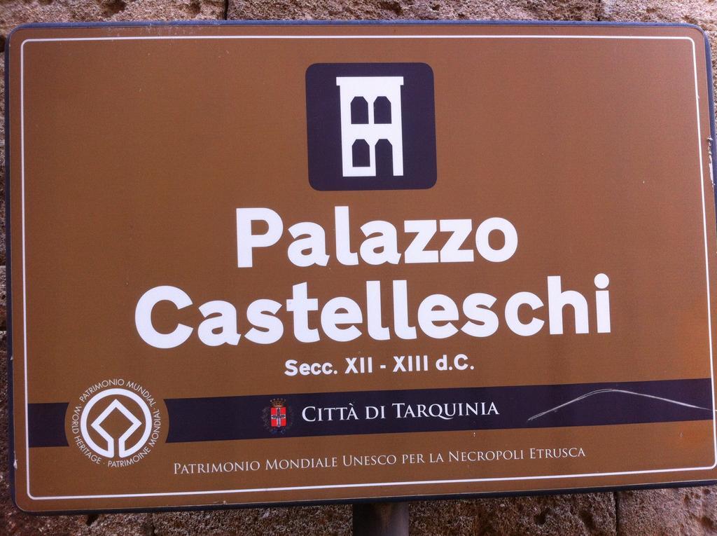Вилла Palazzo Castelleschi Тарквиния Экстерьер фото